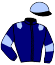 casaque portée par Mlle Banide L. jockey du cheval de course IZAAK DE BIEVRE, information pmu ZETURF