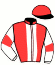 casaque portée par Boutin Hug. jockey du cheval de course FEE HISTORIQUE, information pmu ZETURF