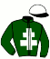 casaque portée par Germain Mlle M. jockey du cheval de course PRISON BREAK, information pmu ZETURF
