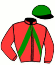 casaque portée par Abrivard Mlle J. M. jockey du cheval de course FLORE BUISSONAY, information pmu ZETURF