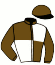 casaque portée par Chauve-laffay Q. jockey du cheval de course IDAGANI POINT ONE, information pmu ZETURF