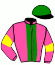 casaque portée par Guilbert N. jockey du cheval de course FALCON, information pmu ZETURF