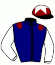 casaque portée par Lemaitre A. jockey du cheval de course TELL ME WHY, information pmu ZETURF