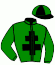 casaque portée par Mendizabal I. jockey du cheval de course TRIMLIGHT, information pmu ZETURF