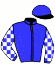 casaque portée par Cabre J. jockey du cheval de course DREAM WUKAIR, information pmu ZETURF