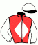 casaque portée par Pacaut Mlle C. jockey du cheval de course BIRIATOU, information pmu ZETURF