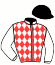 casaque portée par Mendizabal I. jockey du cheval de course VIPIN, information pmu ZETURF