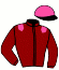 casaque portée par Mobian J. jockey du cheval de course RED THE WEST, information pmu ZETURF
