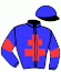 casaque portée par Grandin M. jockey du cheval de course HEART DREAM, information pmu ZETURF