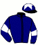 casaque portée par Crublet E. jockey du cheval de course TIRSO DE MOLINA, information pmu ZETURF