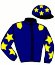 casaque portée par Bekaert D. jockey du cheval de course HUGO DU BOURG, information pmu ZETURF