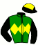casaque portée par Weissmeier Mlle E. R. jockey du cheval de course ZILCOVER, information pmu ZETURF casaque portée par Weissmeier Mlle E. R. jockey du cheval de course ZILCOVER, information pmu ZETURF