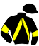 casaque portée par Guelpa L. jockey du cheval de course GHALAL DE VANDEL, information pmu ZETURF casaque portée par Guelpa L. jockey du cheval de course GHALAL DE VANDEL, information pmu ZETURF