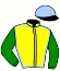 casaque portée par Gout E. jockey du cheval de course KANDY DU MIDI, information pmu ZETURF casaque portée par Gout E. jockey du cheval de course KANDY DU MIDI, information pmu ZETURF