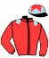 casaque portée par Bachelot T. jockey du cheval de course KHAMMA, information pmu ZETURF