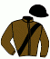 casaque portée par Pouchin A. jockey du cheval de course ELECTROSCOPE, information pmu ZETURF
