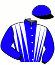 casaque portée par Boutin Hug. jockey du cheval de course MOONFLIGHT, information pmu ZETURF