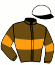 casaque portée par Madamet A. jockey du cheval de course BELHAD JELOIS, information pmu ZETURF