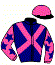 casaque portée par Bachelot T. jockey du cheval de course ZILYA, information pmu ZETURF