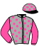 casaque portée par Gallo Mlle L. jockey du cheval de course MANNE, information pmu ZETURF
