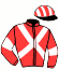 casaque portée par Crastus A. jockey du cheval de course SIR WALTER, information pmu ZETURF