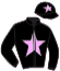 casaque portée par Germain Mlle M. jockey du cheval de course LOVELY DOLLY, information pmu ZETURF