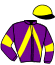 casaque portée par Baumer H. jockey du cheval de course ESPIT CHUPITOS, information pmu ZETURF