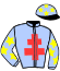 casaque portée par Ensch N. jockey du cheval de course IAKIM, information pmu ZETURF