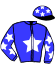 casaque portée par Le Moel Pi. jockey du cheval de course JUSSEO, information pmu ZETURF