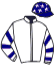 casaque portée par Thomas Ron. jockey du cheval de course SHALOHA, information pmu ZETURF casaque portée par Thomas Ron. jockey du cheval de course SHALOHA, information pmu ZETURF