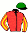 casaque portée par Mme Coralie Pacaut jockey du cheval de course NASDAQ, information pmu ZETURF