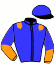 casaque portée par Derieux R. jockey du cheval de course LIVE ON, information pmu ZETURF