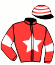 casaque portée par Mourot N. jockey du cheval de course JERICO BADREC, information pmu ZETURF casaque portée par Mourot N. jockey du cheval de course JERICO BADREC, information pmu ZETURF