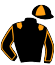 casaque portée par Feron J. Ch. jockey du cheval de course FANFARONNEUR, information pmu ZETURF casaque portée par Feron J. Ch. jockey du cheval de course FANFARONNEUR, information pmu ZETURF