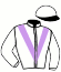 casaque portée par Mlle Banide L. jockey du cheval de course ISA MAUVE, information pmu ZETURF casaque portée par Mlle Banide L. jockey du cheval de course ISA MAUVE, information pmu ZETURF