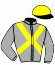 casaque portée par Garcia L. jockey du cheval de course KINGSLAND DE SIMM, information pmu ZETURF casaque portée par Garcia L. jockey du cheval de course KINGSLAND DE SIMM, information pmu ZETURF