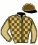 casaque portée par Tomaselli A. jockey du cheval de course LESLEY ARCTIC, information pmu ZETURF