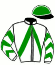 casaque portée par Feron J. Ch. jockey du cheval de course KALIENTE D'ATOUT, information pmu ZETURF casaque portée par Feron J. Ch. jockey du cheval de course KALIENTE D'ATOUT, information pmu ZETURF