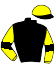 casaque portée par Chesneau A. jockey du cheval de course LACRYMA CHRISTI, information pmu ZETURF