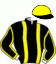 casaque portée par Ensch N. jockey du cheval de course LOTHBROCK, information pmu ZETURF