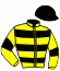 casaque portée par Mourot N. jockey du cheval de course KERVELEAN, information pmu ZETURF