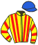 casaque portée par Muidebled A. jockey du cheval de course MISTER BARRA, information pmu ZETURF casaque portée par Muidebled A. jockey du cheval de course MISTER BARRA, information pmu ZETURF