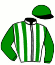 casaque portée par Repichet P. jockey du cheval de course KABARDINO, information pmu ZETURF