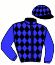 casaque portée par Ensch N. jockey du cheval de course EDEN BASQUE, information pmu ZETURF