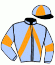 casaque portée par Chauve-laffay Q. jockey du cheval de course FLAMME JULRY (FR), information pmu ZETURF