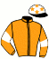 casaque portée par Uroz J. jockey du cheval de course GREAT STUDBAKER (FR), information pmu ZETURF