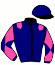 casaque portée par Millet G. jockey du cheval de course ROMERO, information pmu ZETURF