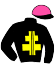 casaque portée par Feron J. Ch. jockey du cheval de course HEVA MINE, information pmu ZETURF