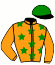 casaque portée par Cuoq J. jockey du cheval de course DARLING DU RABUTIN, information pmu ZETURF