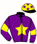 casaque portée par Briand Y. A. jockey du cheval de course EL PARDO, information pmu ZETURF
